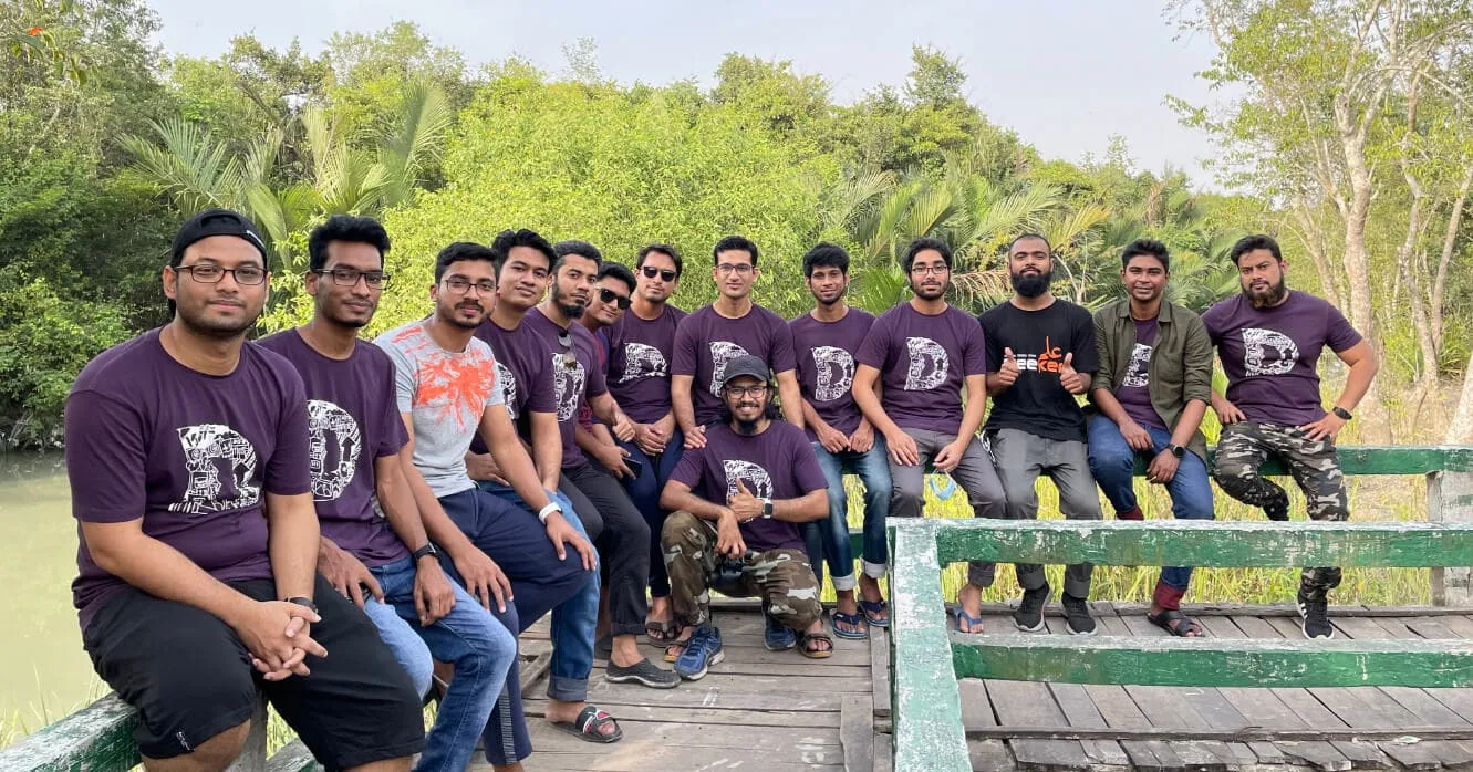 The Convers Labs team on a company trip